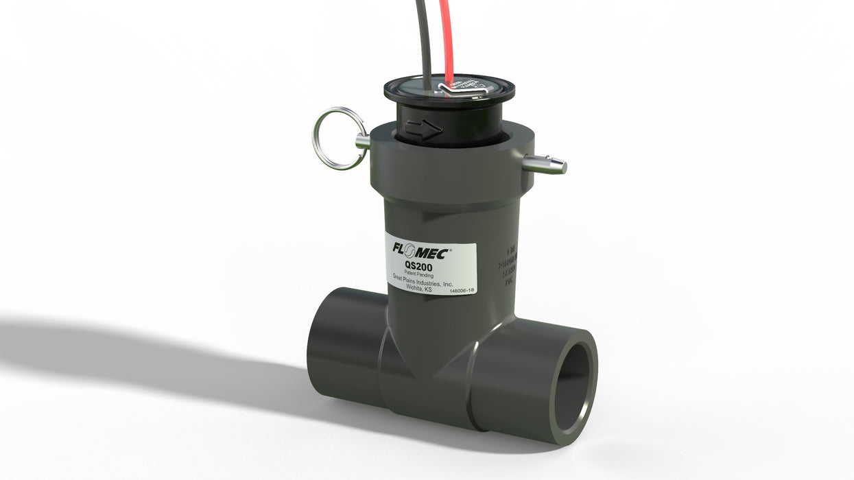 QS200 Ultrasonic Irrigation Flow Sensor - FLOMEC Flow Meters